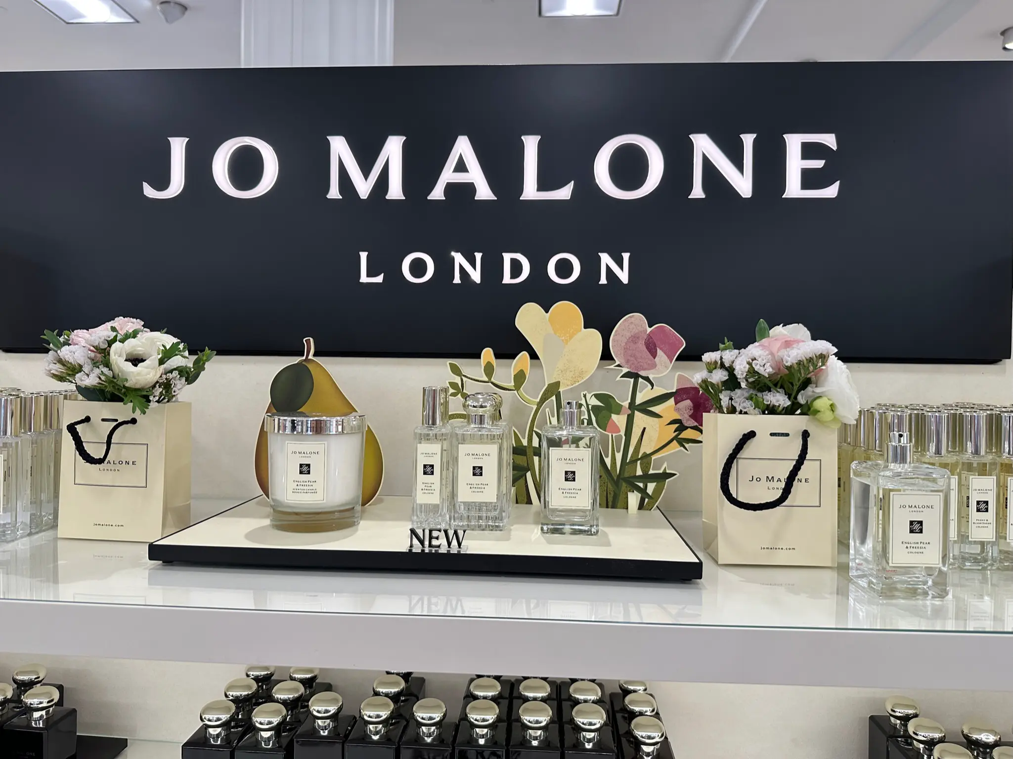 Jo Malone London floral display by Penny + Clover